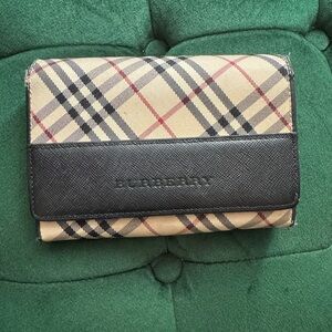 Burberry House Check Tri-Fold Wallet